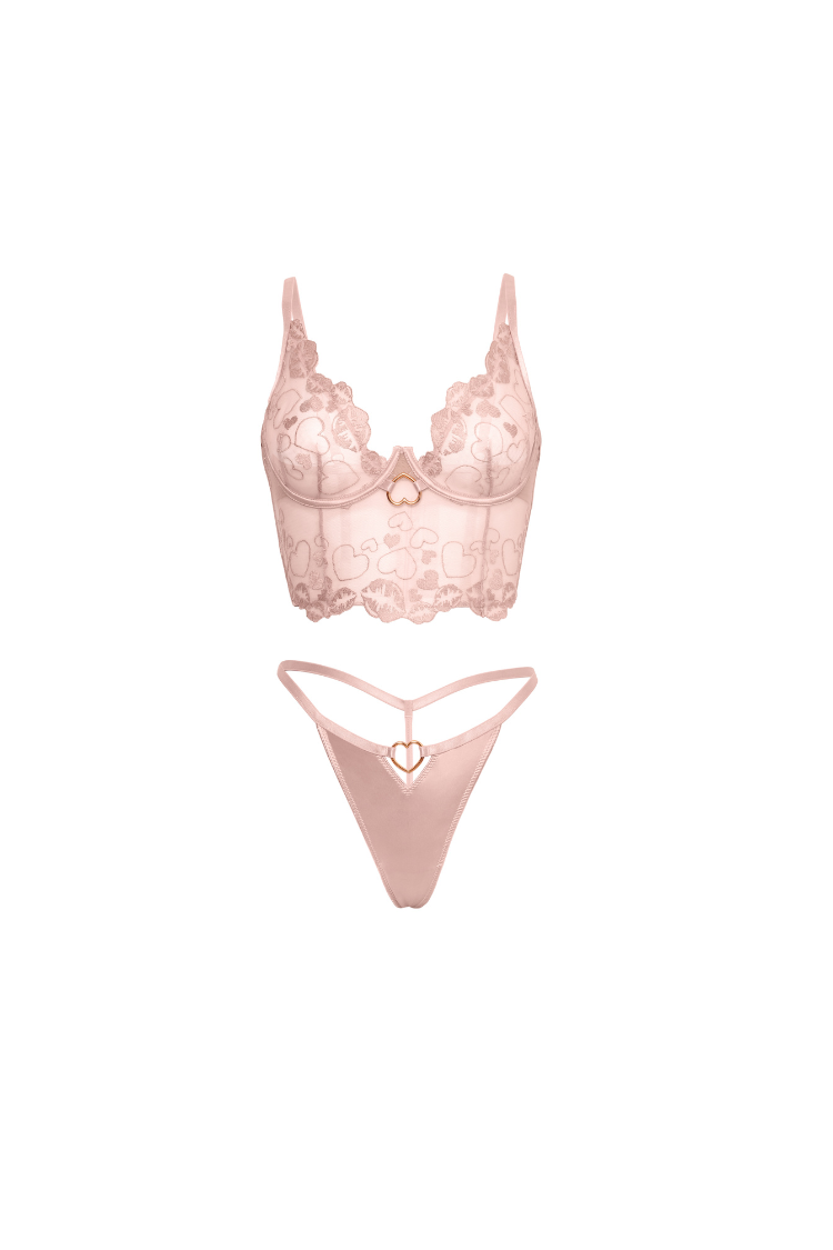 Clarissa Bustier Lingerie Set | Luxury Lingerie For Women | Anya Lust